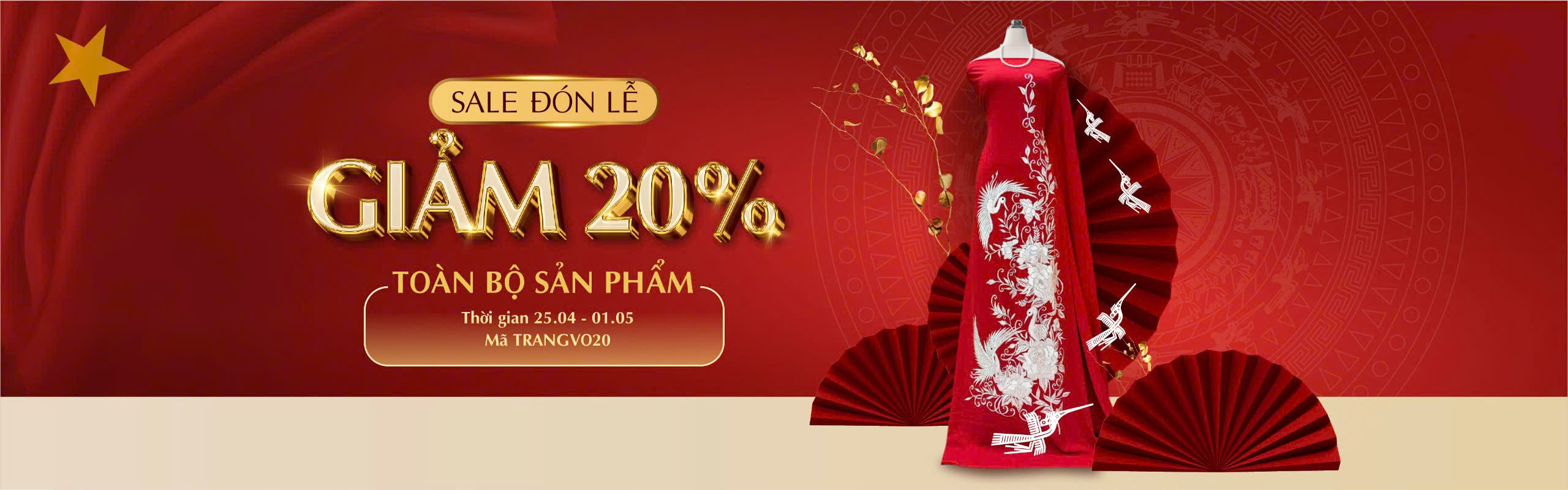 🎉 SALE 20% MỪNG ĐẠI LỄ 30/4 - 1/5 | ÁO DÀI TRANG VÕ